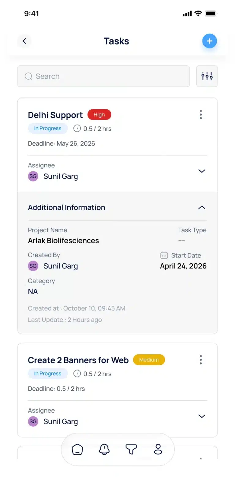 Task and Activity Management