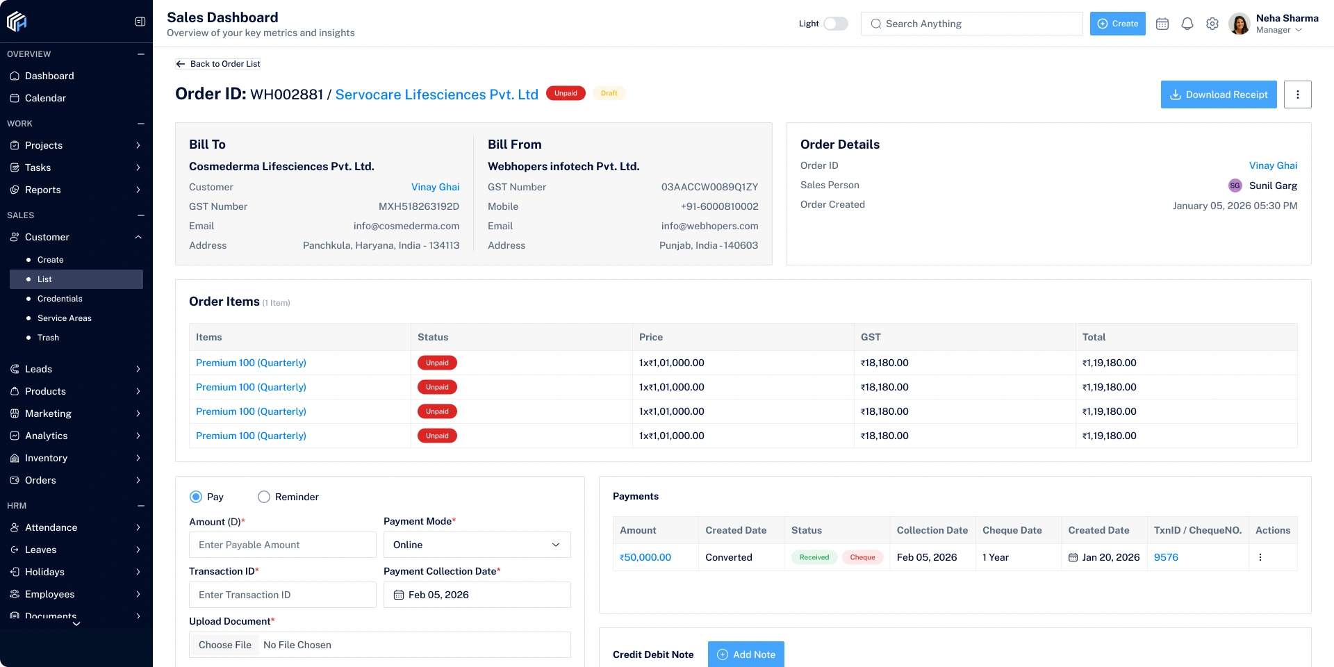 Project Tracking
