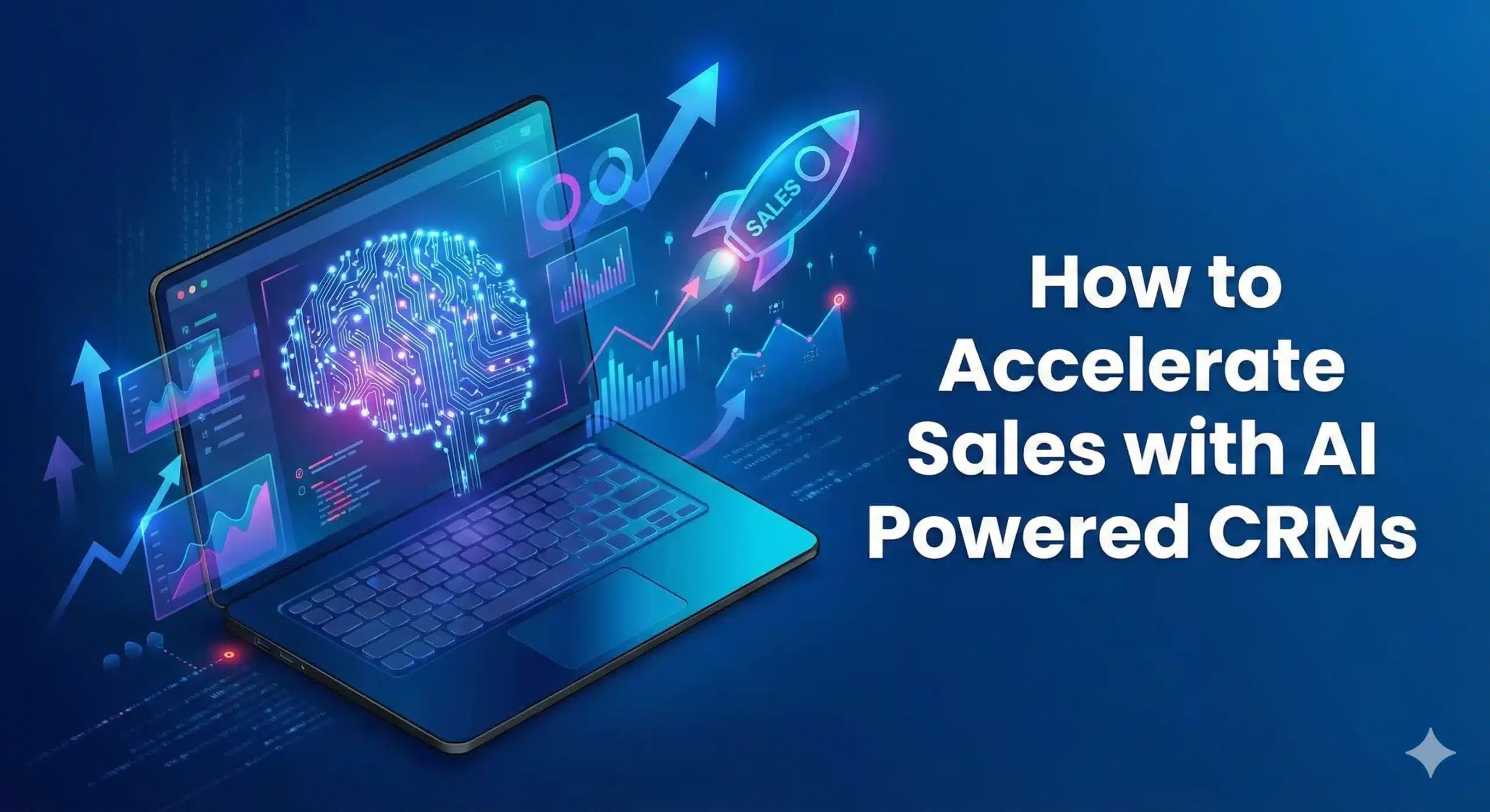 generate featured image for a blog

How to Accelerate Sales with AI Powered CRMs.