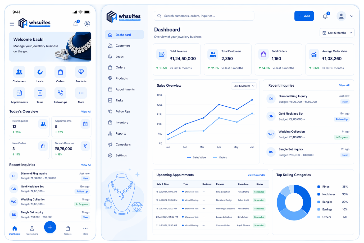 Jewellers CRM Software