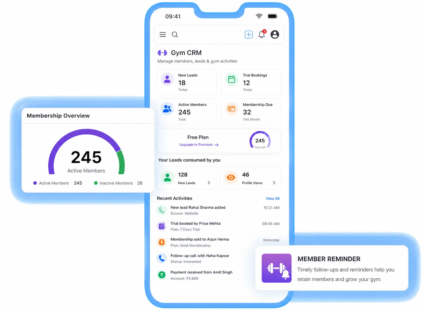 CRM for Gym
