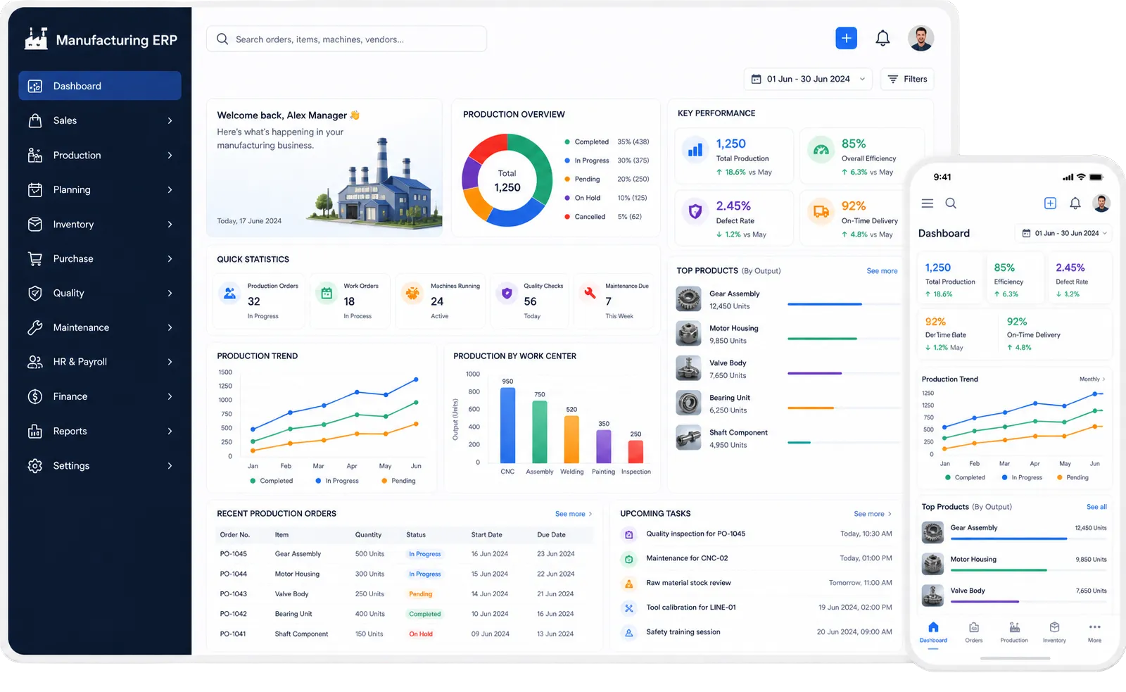 ERP Software For Manufacturing Industry