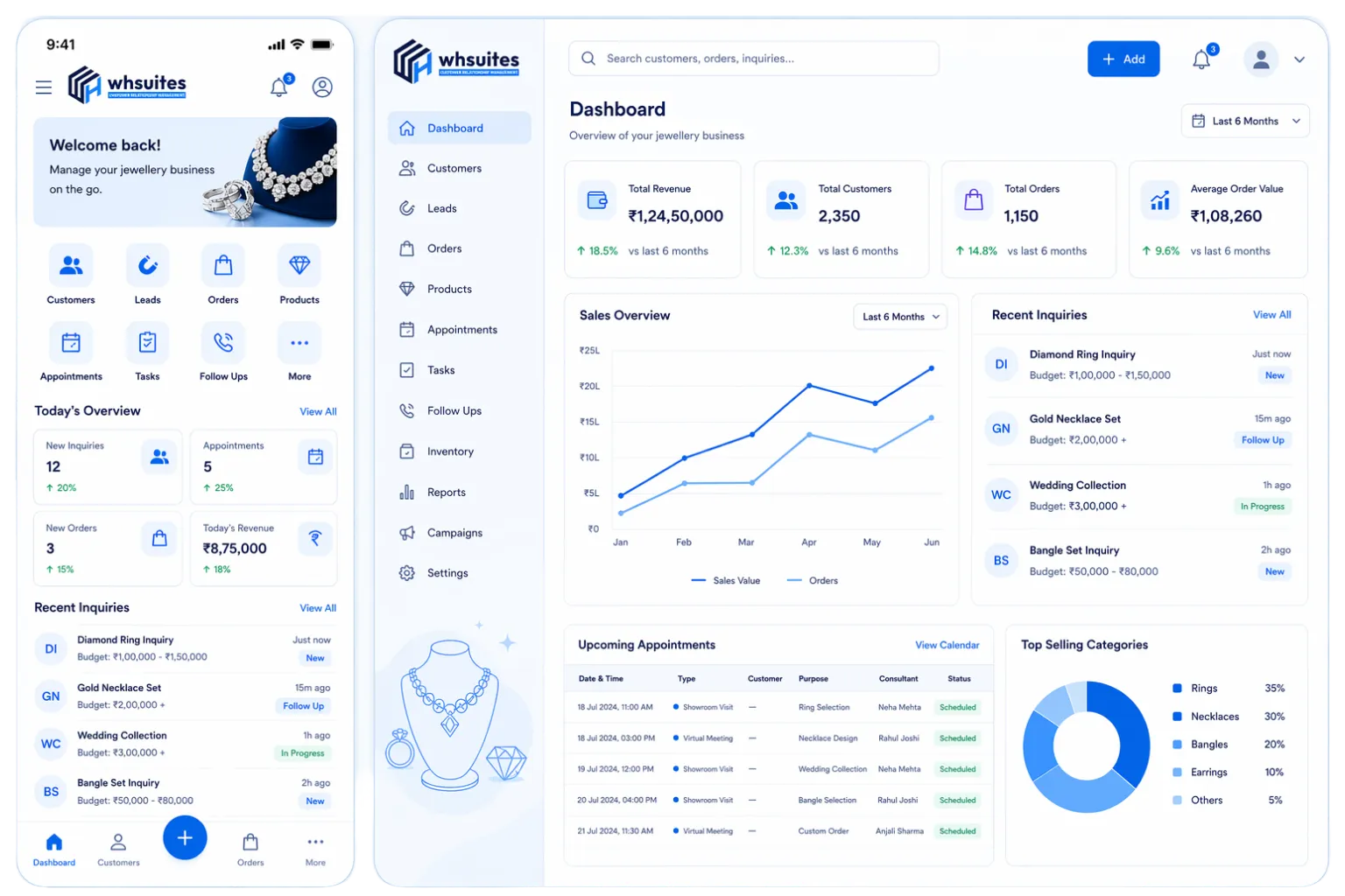 CRM for jewellers