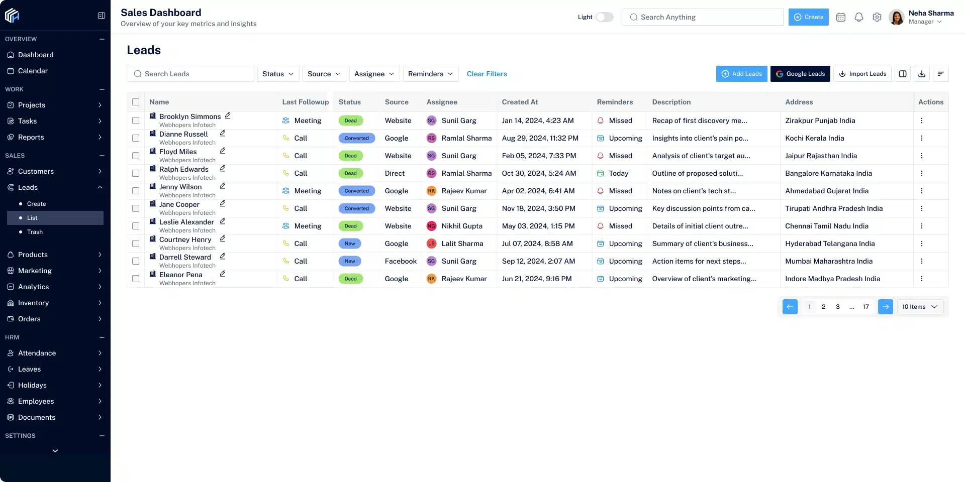 Reporting and Analytics Reporting and Analytics
