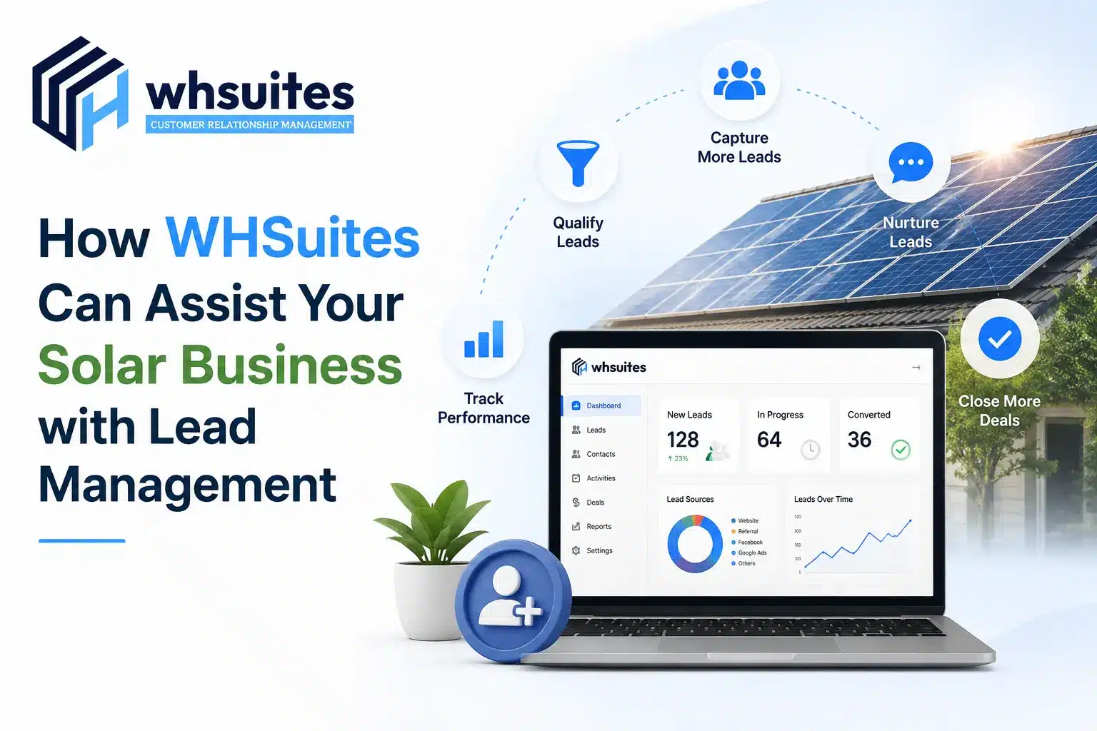 Top 10 Solar Lead Management Ways for Business Growth How WHSuites help solar businesses