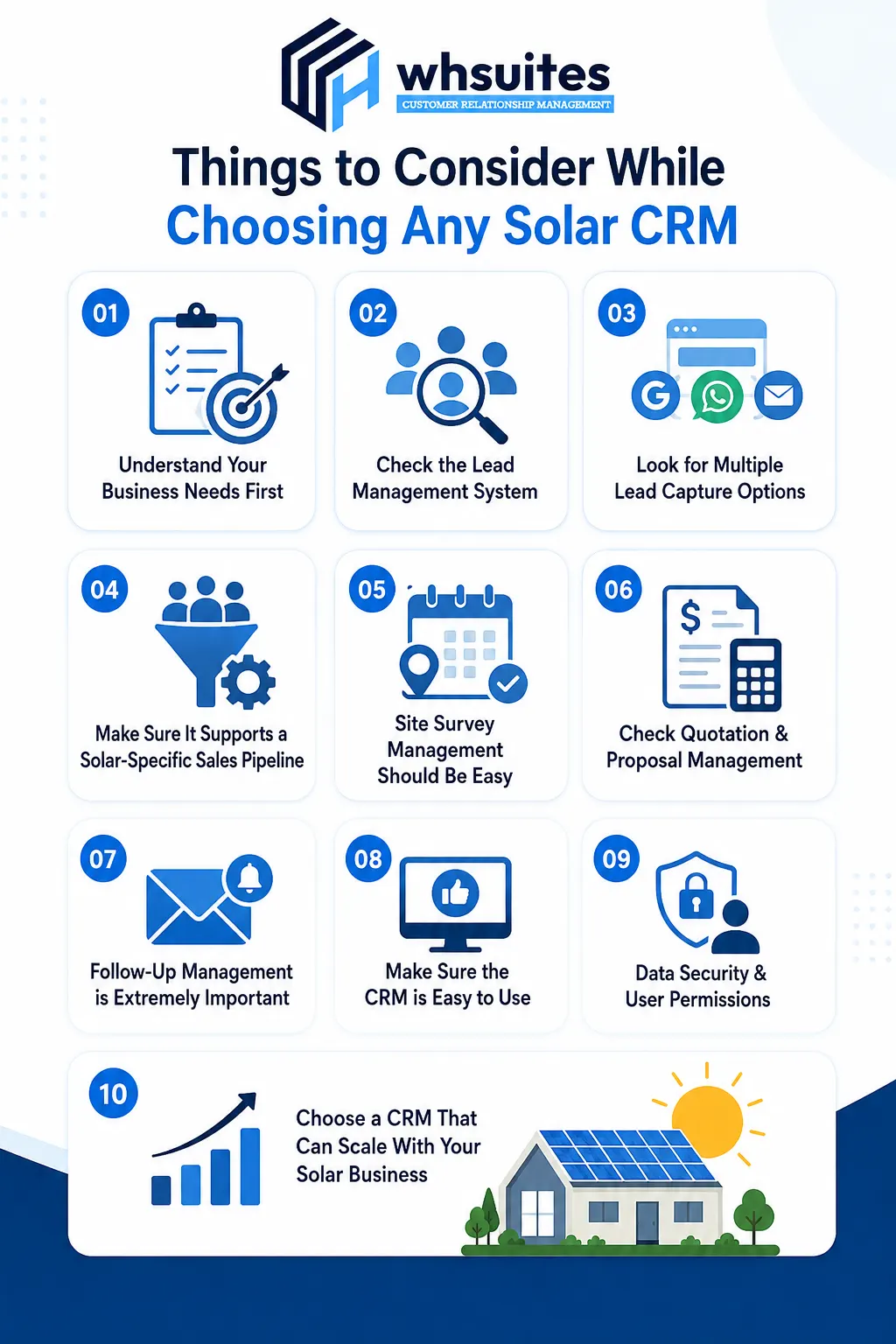 Things to Consider While Choosing Any Solar CRM What things to consider while choosing any solar CRM