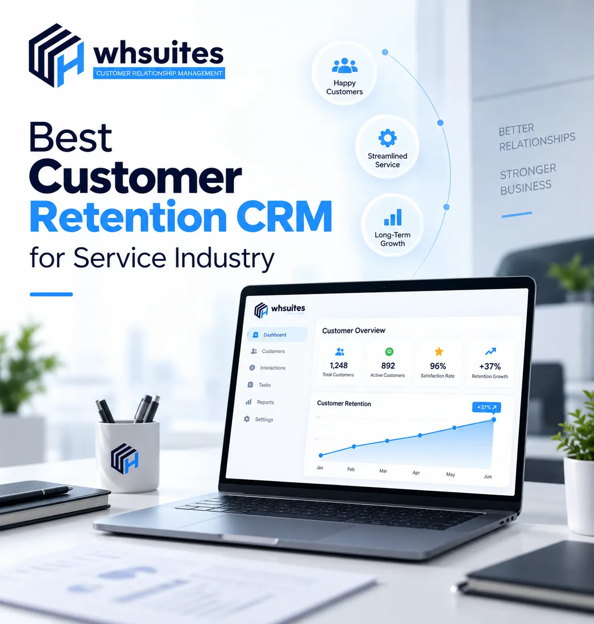 How CRM Improves Customer Retention in the Service Industry Best Customer Retention CRM for service industry