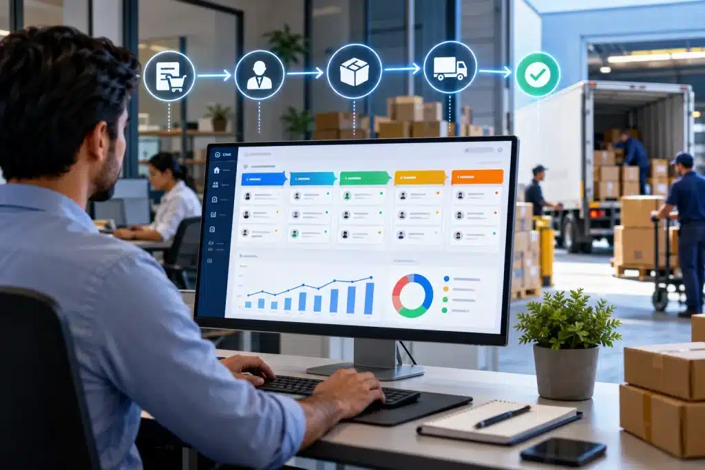 Reducing Order Delays with CRM-Based Sales Pipeline Tracking WHSuites