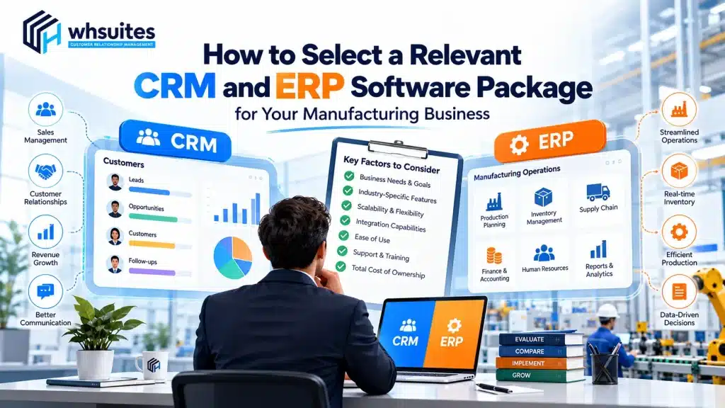 CRM vs ERP for Manufacturing: What's the Difference & Do You Need Both? CRM vs ERP for Manufacturing: What's the Difference & Do You Need Both?